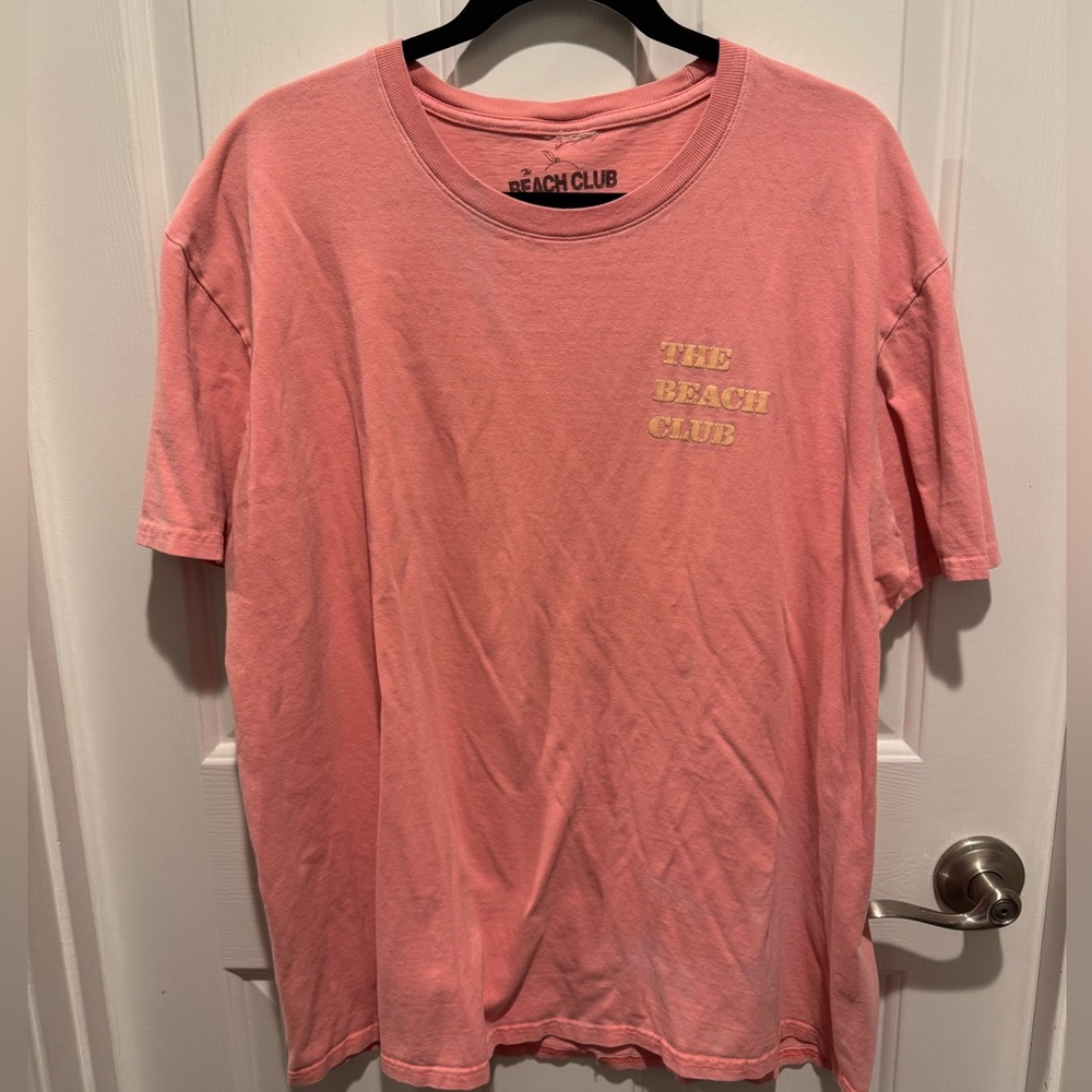 The Beach Club Hello Sunshine Coral T-Shirt Size XXL